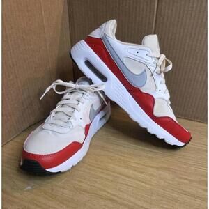 Nike Air Max SC Shoes Mens Size 12 White Red Gray Sneakers CW4555-107 Athletic